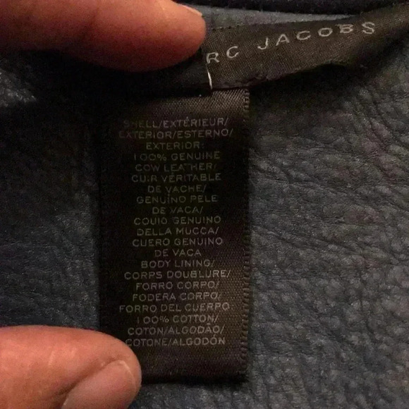 Marc By Marc Jacobs Distressed Leather Moto Jacket - Picture 8 of 14